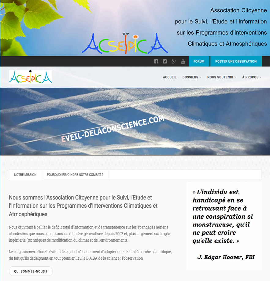 Acseipica : Une association sur les programmes d’interventions climatiques et atmosphériques