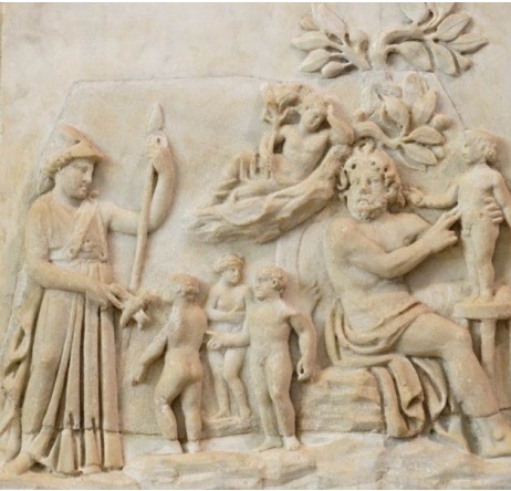 Prométhée créa l’homme assisté d’Athena, Musée du Louvre
