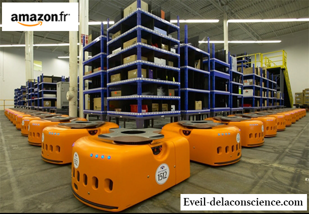 Amazon prépare Noël grâce à son armée de 15.000 robots. copie