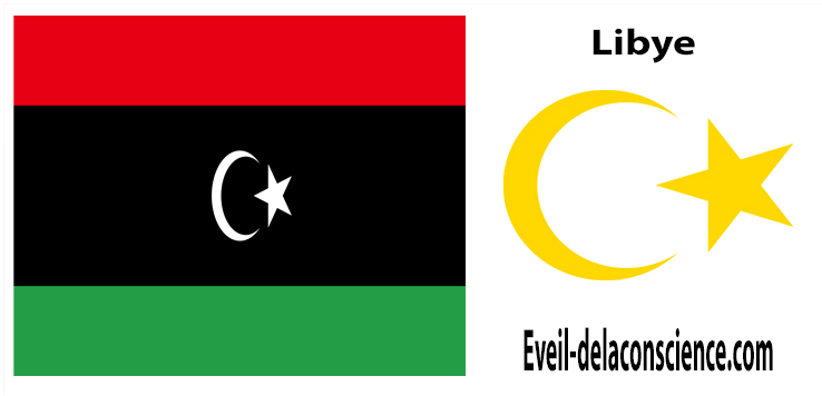 La Libye - drapeau et sceau