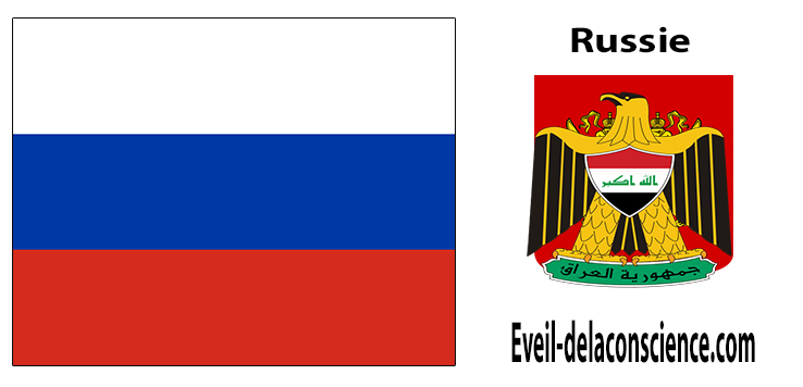 Russie - drapeau et sceau